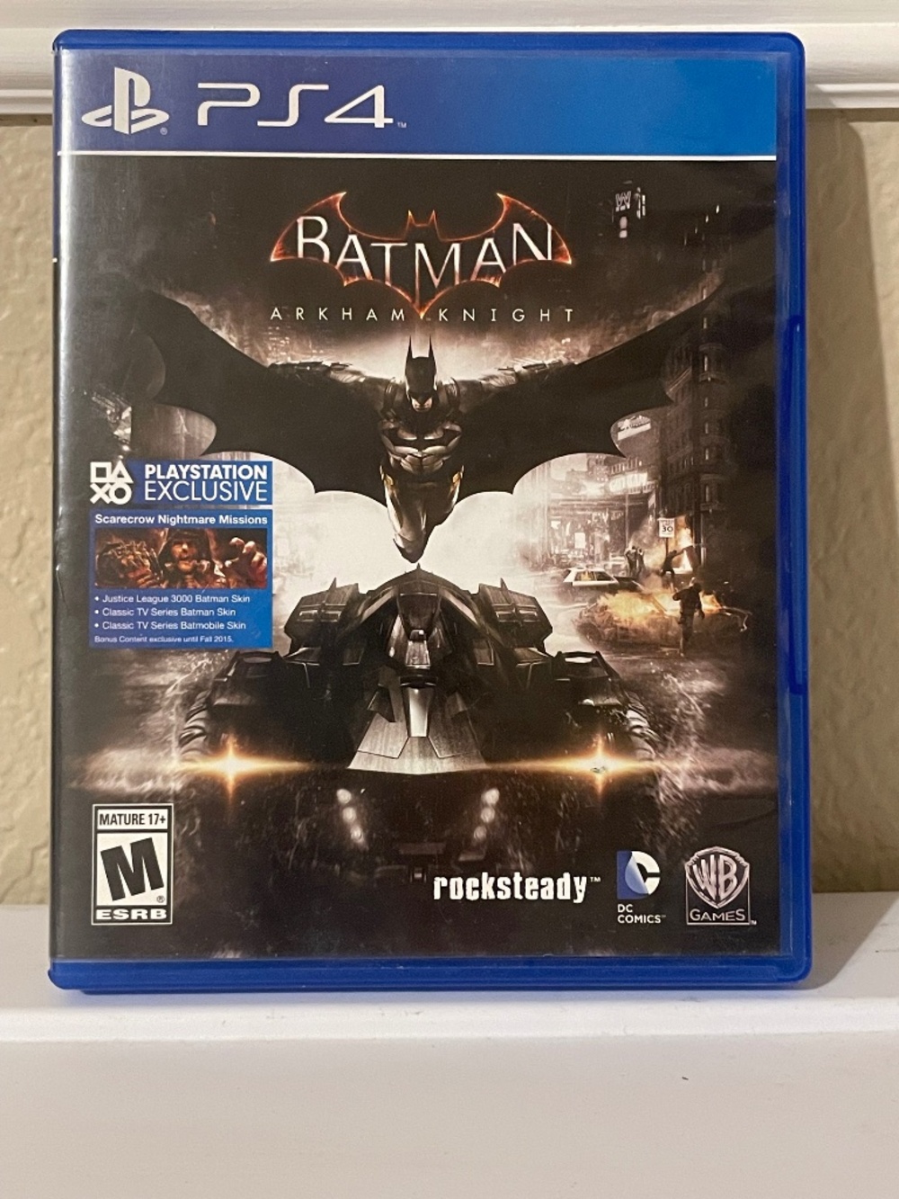 Rocksteady Batman: Arkham Knight (PlayStation 4, 2015) with PlayStationExclusive